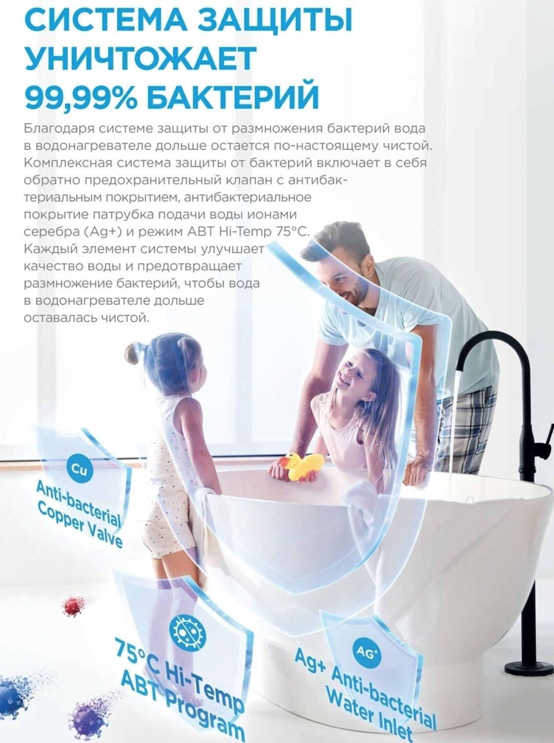 Накопительный водонагреватель Midea MWH-8015-CVM